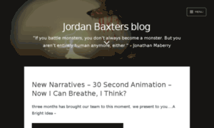 Jordanbaxterblog.wordpress.com thumbnail