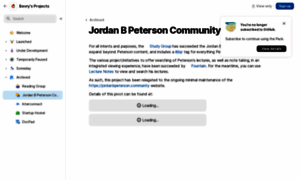 Jordanbpeterson.community thumbnail