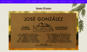 Jose-gonzalez.com thumbnail