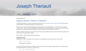 Josephtheriault.com thumbnail