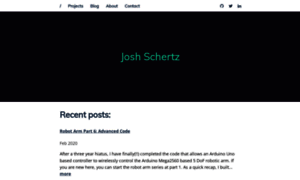 Joshschertz.com thumbnail