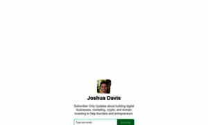 Joshuardavis.com thumbnail