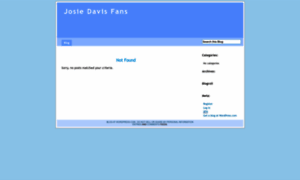 Josiedavisfans.wordpress.com thumbnail