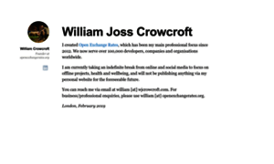 Josscrowcroft.com thumbnail