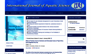 Journal-aquaticscience.com thumbnail