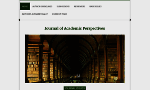 Journalofacademicperspectives.com thumbnail