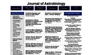 Journalofastrobiology.com thumbnail