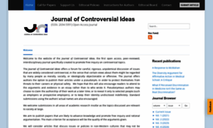 Journalofcontroversialideas.org thumbnail