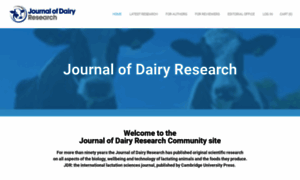 Journalofdairyresearch.org thumbnail