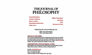 Journalofphilosophy.org thumbnail