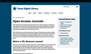 Journals.tdl.org thumbnail