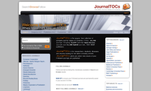 Journaltocs.ac.uk thumbnail