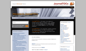 Journaltocs.hw.ac.uk thumbnail
