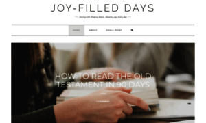 Joyfilleddays.com thumbnail