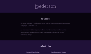 Jpederson.com thumbnail