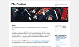 Jpfellpipeband.org thumbnail