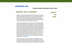 Jscripters.com thumbnail