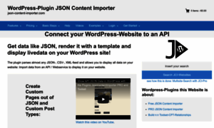 Json-content-importer.com thumbnail