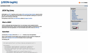 Json-taglib.sourceforge.net thumbnail