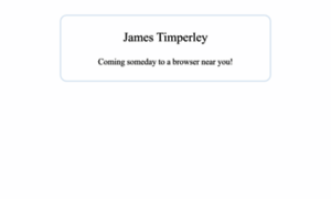 Jtimperley.com thumbnail