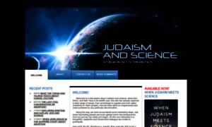 Judaismandscience.com thumbnail