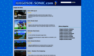 Juegosde-sonic.com thumbnail