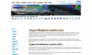 Juegosenlondres2012.com thumbnail