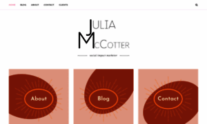 Juliamccotter.com thumbnail