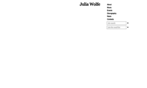 Juliawolfemusic.com thumbnail