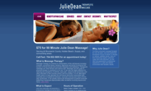 Juliedeanmassage.com thumbnail