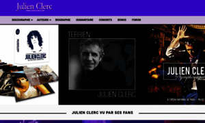 Julien-clerc.net thumbnail