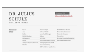 Juliusschulz.de thumbnail