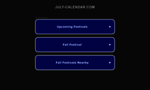 July-calendar.com thumbnail