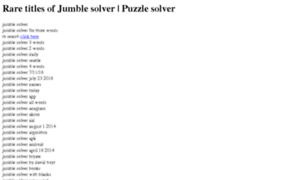 Jumblesolverorpuzzlesolver.englishact.com thumbnail