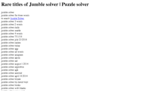 Jumblesolverpuzzlesolver.englishact.com thumbnail