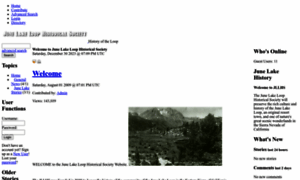 Junelakeloophistory.org thumbnail