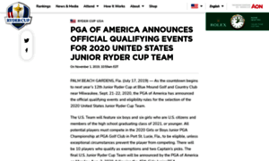 Junior.rydercup.com thumbnail