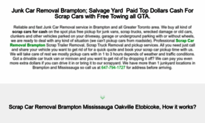 Junkcarremovalbrampton.ca thumbnail