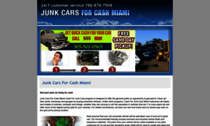 Junkcarsforcashmiami.com thumbnail