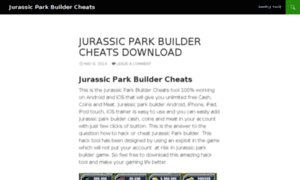 Jurassic-park-builder-cheats.com thumbnail