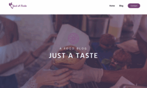 Just-a-taste.com thumbnail