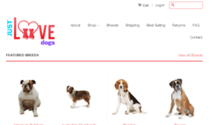 Just-love-dogs.myshopify.com thumbnail