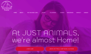 Justanimalsshelter.org thumbnail