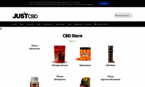 Justcbdstore.jp thumbnail