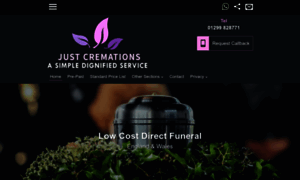 Justcremations.co.uk thumbnail