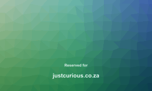 Justcurious.co.za thumbnail