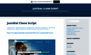 Justdialclonescriptphp.wordpress.com thumbnail