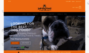 Justdogfood.com.au thumbnail