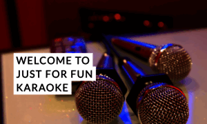 Justforfunkaraoke.com thumbnail