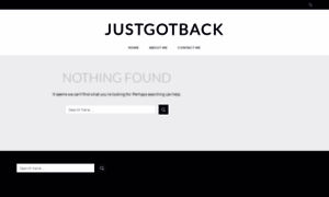 Justgotback.com thumbnail